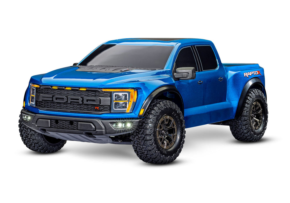 Ford Raptor R: 4X4 VXL 1/10 Scale 4X4 Brushless Replica Truck - 101076-4-Blue