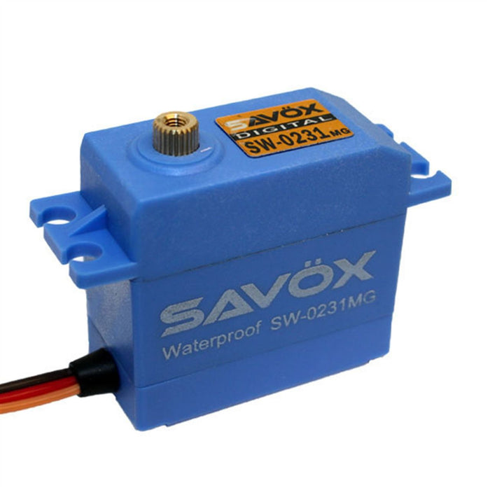 Savox Waterproof Standard Digital Servo .15/208 - SAVSW0231MGP