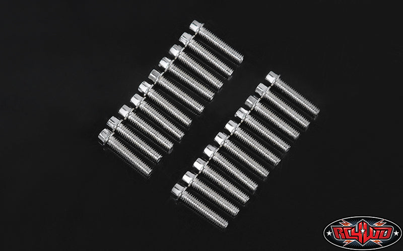 RC4WD Miniature Scale Hex Bolts (M2.5 X 12mm) (Silver) - Z-S1598