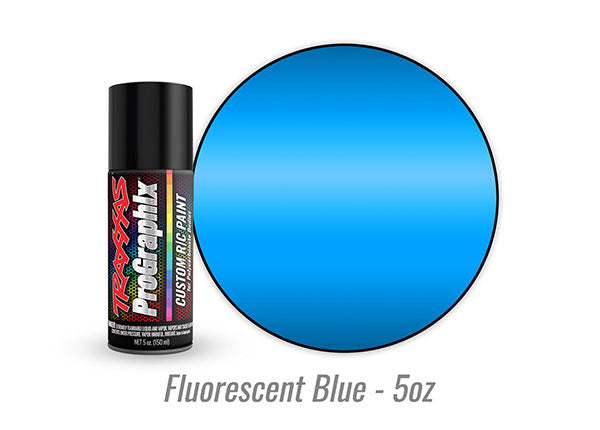 Traxxas ProGraphix R/C Polycarbonate Body Paint, Fluorescent Blue (5oz) - 5064