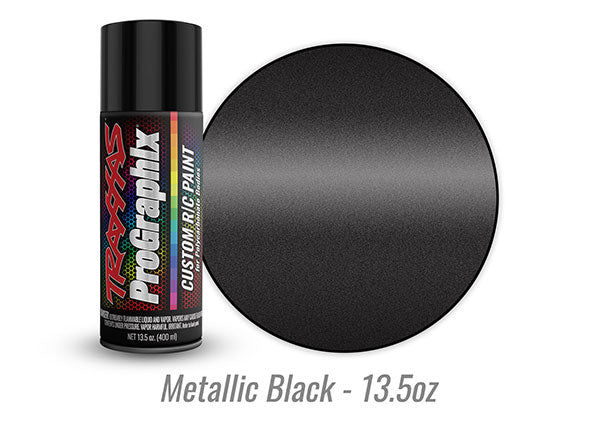 Traxxas ProGraphix R/C Polycarbonate Body Paint, Metallic Black (13.5oz) - 5075X