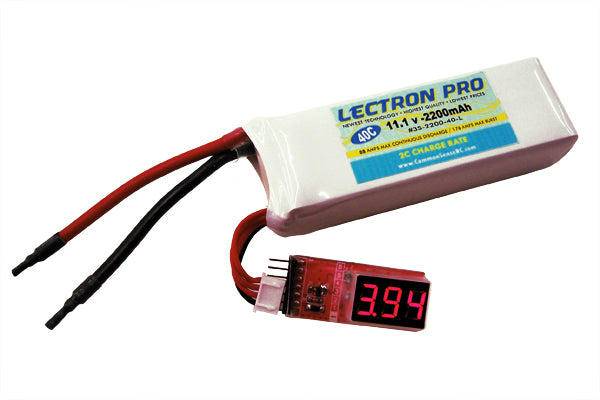 Lectron Pro Cell Spy Platinum Lipo Voltage Tester - SPY-PLAT