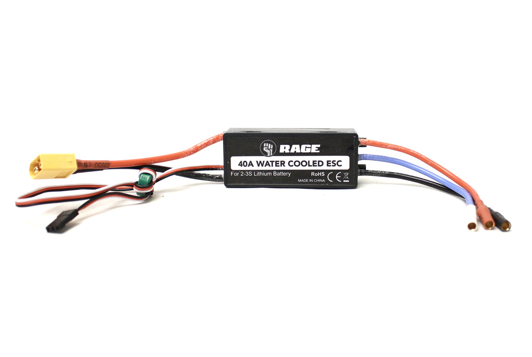 Rage R/C Water-Cooled 40A Brushless ESC SC700BL Super Cat - RGRB1251