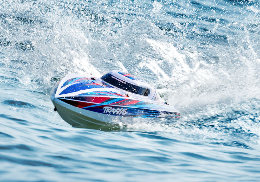 Traxxas Disruptor VXL-4S RTR Boat (Blue) - 106064-4-BLUE