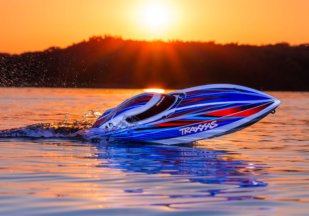 Traxxas Disruptor VXL-4S RTR Boat (Blue) - 106064-4-BLUE