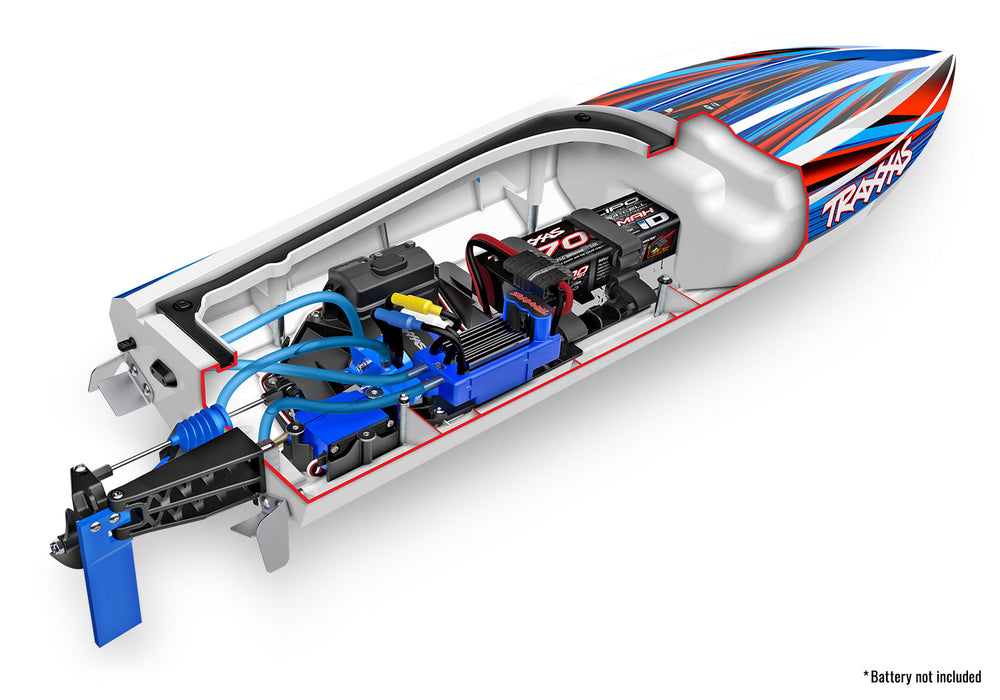 Traxxas Disruptor VXL-4S RTR Boat (Green) - 106064-4-GRN