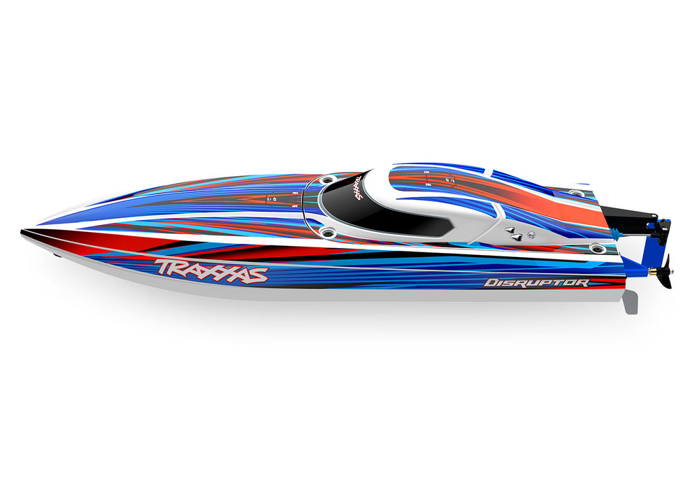 Traxxas Disruptor VXL-4S RTR Boat (Blue) - 106064-4-BLUE
