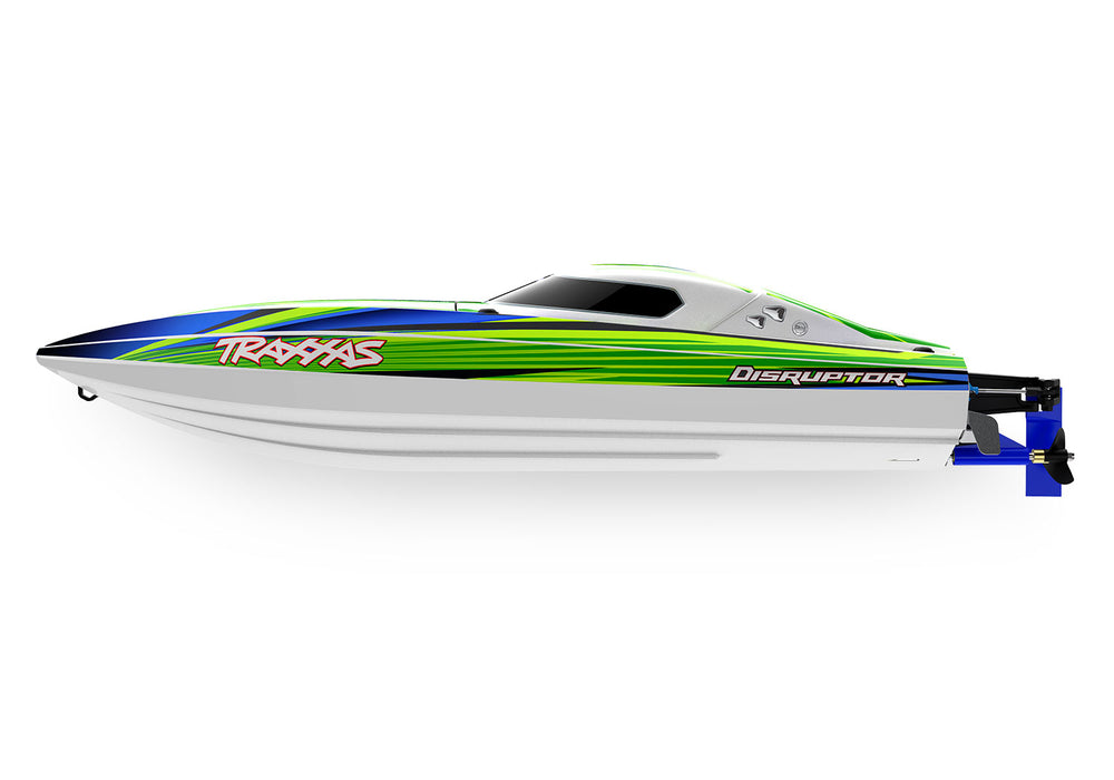 Traxxas Disruptor VXL-4S RTR Boat (Green) - 106064-4-GRN