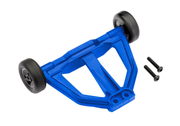 Traxxas Wheelie Bar, (assembled) (blue) - 10776-BLUE