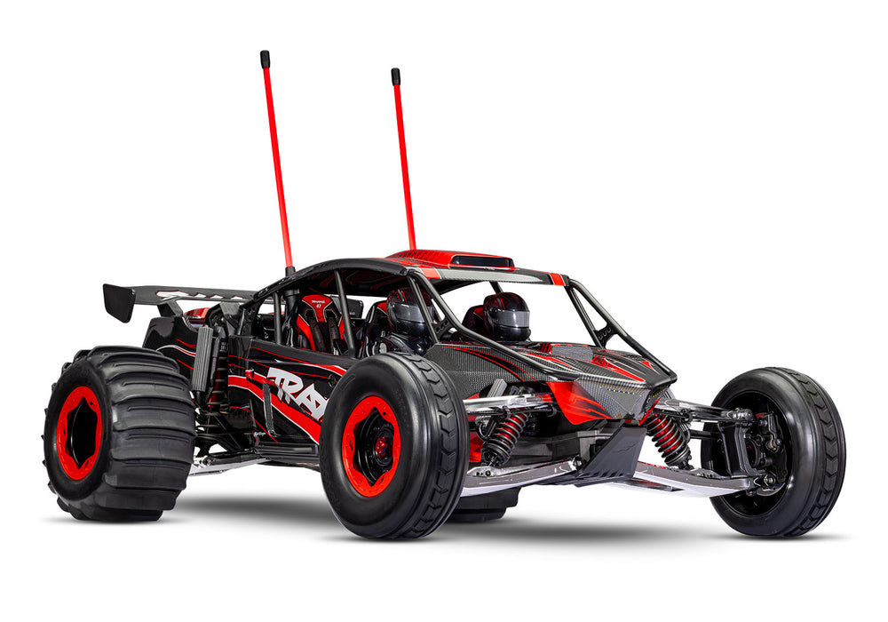 Traxxas FUNCO Sand Car 2WD 8S Brushless (Red) - 109076-4-RED
