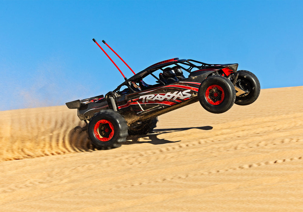 Traxxas FUNCO Sand Car 2WD 8S Brushless (Red) - 109076-4-RED