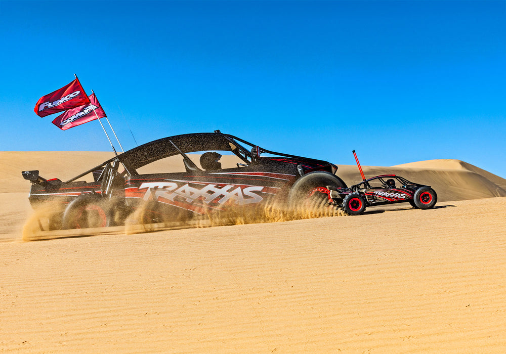 Traxxas FUNCO Sand Car 2WD 8S Brushless (Red) - 109076-4-RED