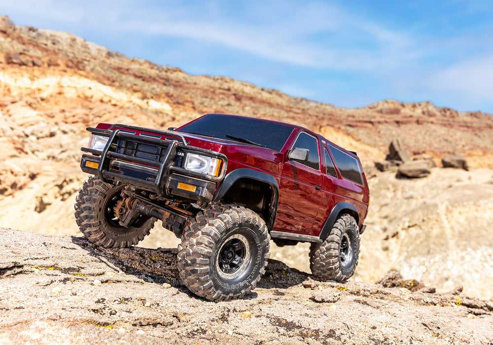 Traxxas TRX-4 Nissan Pathfinder RTR 1/10 Scale and Trail Crawler (Red) - 110056-4-RED