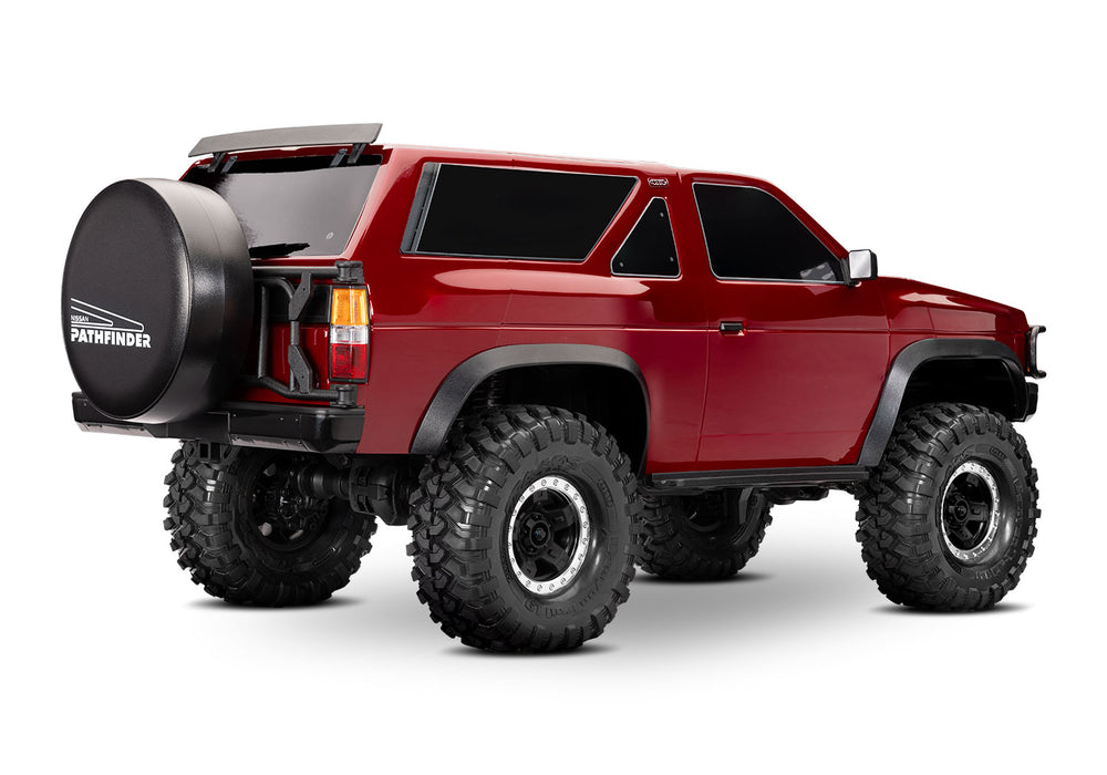 Traxxas TRX-4 Nissan Pathfinder RTR 1/10 Scale and Trail Crawler (Red) - 110056-4-RED
