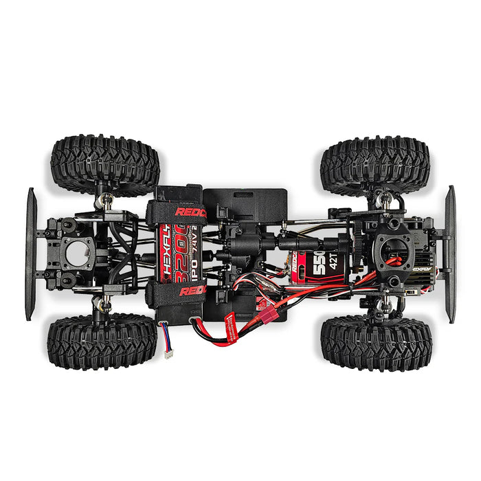 Redcat Ascent 1/10 Brushed Electric Rock Crawler (Blue) (2-Peice Body) - RER22768