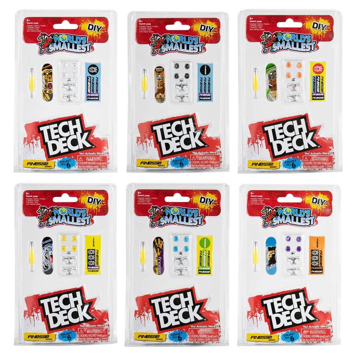 World's Smallest Tech Deck S1 (6 Styles) (1pc Random) - 5099