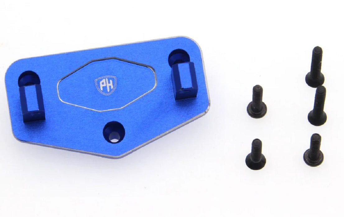 Power Hobby Aluminum Upper 4-Link Mount, Blue, For Losi Mini Lmt - PHB6509BLUE