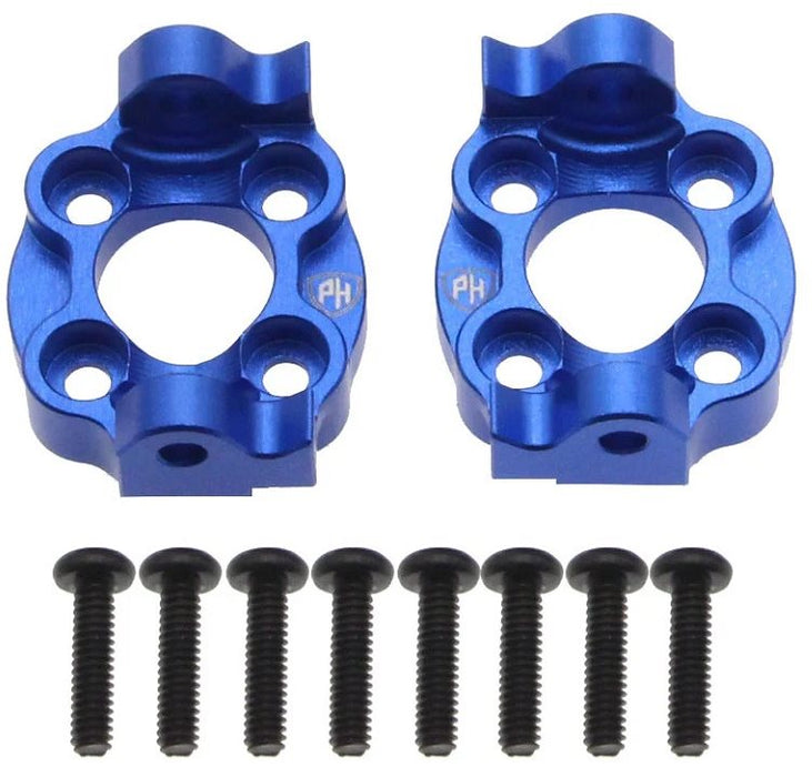 Power Hobby Aluminum Spindle Carrier Set, 5Deg, For Losi Mini Lmt - PHB6584BLUE
