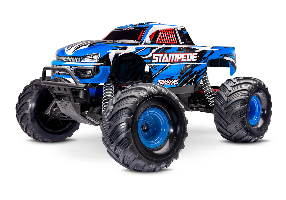 Traxxas Stampede XL-5 1/10 Scale 2WD RTR Monster Truck w/Battery (Blue) - 36254-8-BLUEX