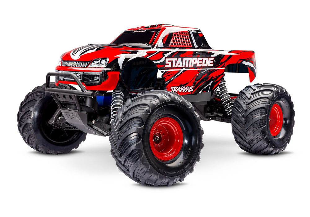 Traxxas Stampede XL-5 1/10 Scale 2WD RTR Monster Truck w/Battery (Red) - 36254-8-REDX