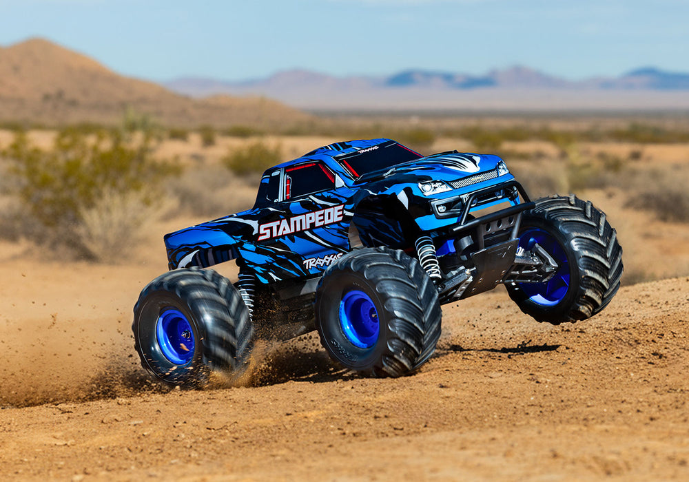Traxxas Stampede XL-5 1/10 Scale 2WD RTR Monster Truck w/Battery (Blue) - 36254-8-BLUEX