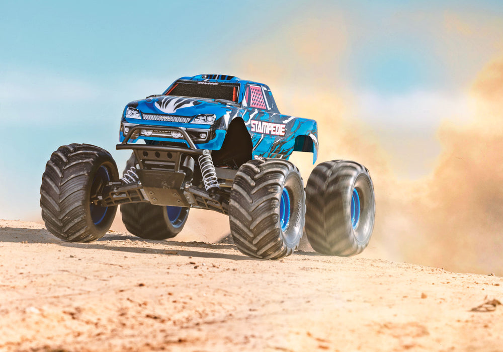 Traxxas Stampede XL-5 1/10 Scale 2WD RTR Monster Truck w/Battery (Blue) - 36254-8-BLUEX