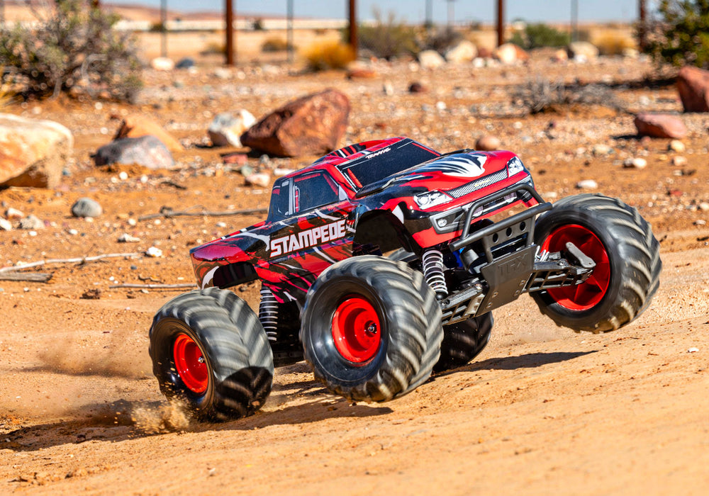 Traxxas Stampede XL-5 1/10 Scale 2WD RTR Monster Truck w/Battery (Red) - 36254-8-REDX