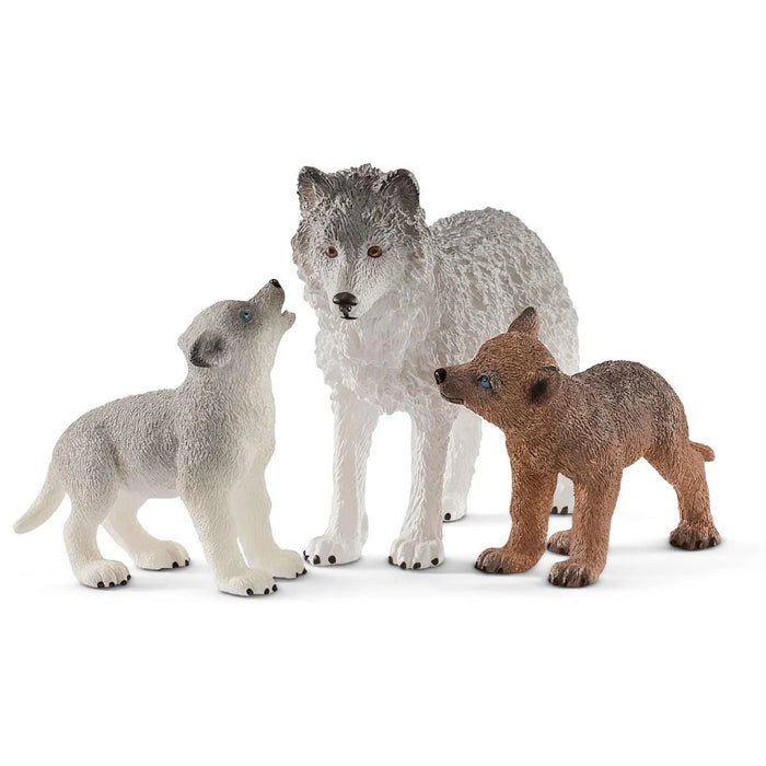 SCHLEICH Mother Wolf with Pups - 42472