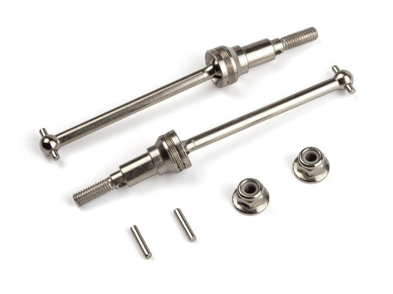 BlackZon Metal CVD Front Driveshafts (2pcs); Slyder - 540067