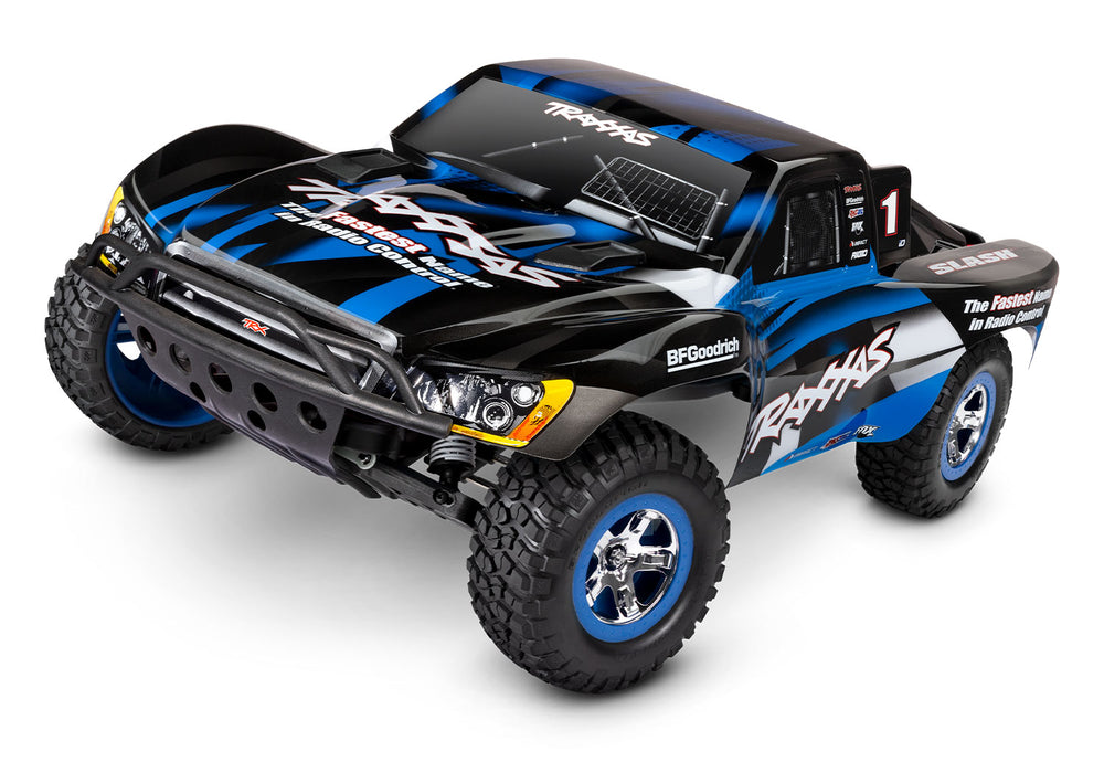 Traxxas Slash: 1/10 Scale 2WD Short Course Truck w/USB-C - 58034-8-BLUE