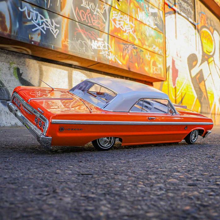 Redcat SixtyFour 1/10 Scale 1964 Chevrolet Impala Hopping Lowrider (Orange Classic 64 Edition) - RER32895