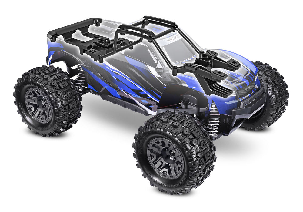 Stampede 4X4 BL-2s: 1/10 Scale 4WD Monster Truck - 67154-4-BLUE