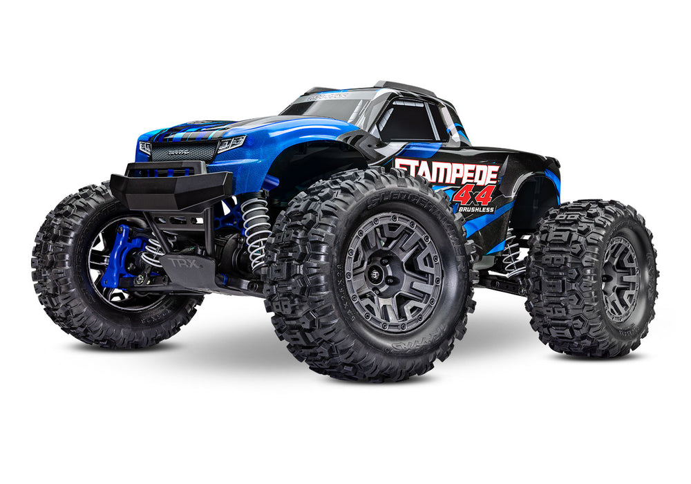 Stampede 4X4 BL-2s: 1/10 Scale 4WD Monster Truck - 67154-4-BLUE