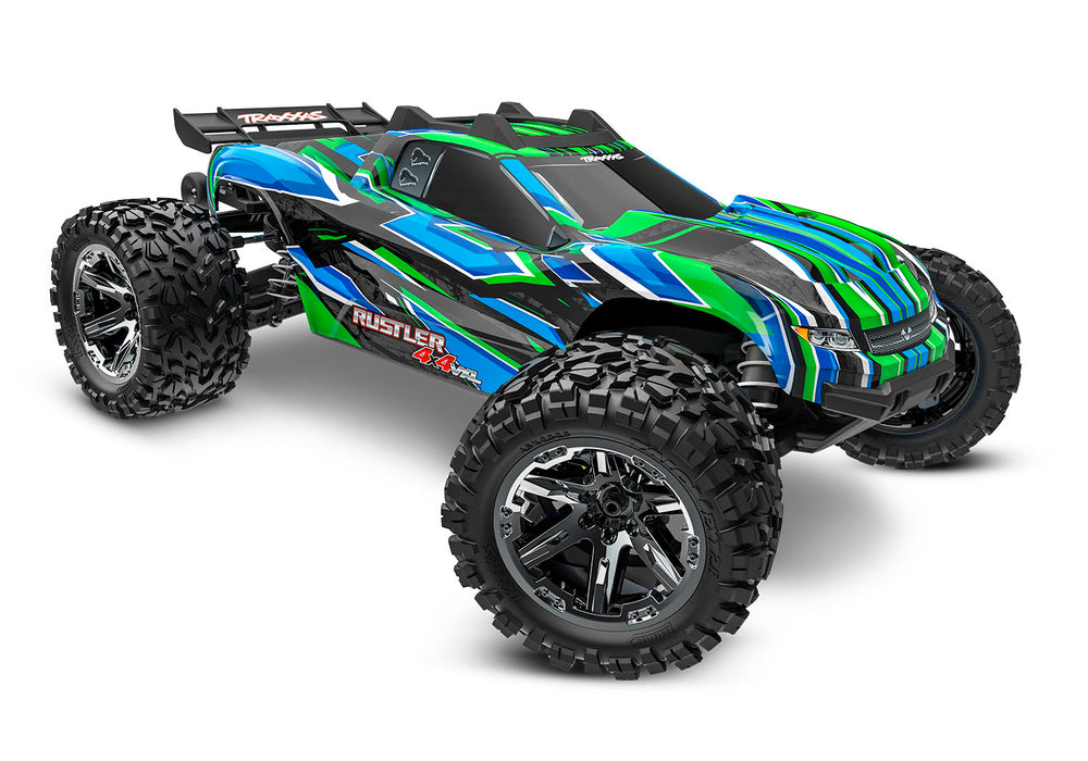 Traxxas Rustler 4X4 VXL 1/10 Brushless Stadium Truck RTR (Green) - 67376-4-GRN