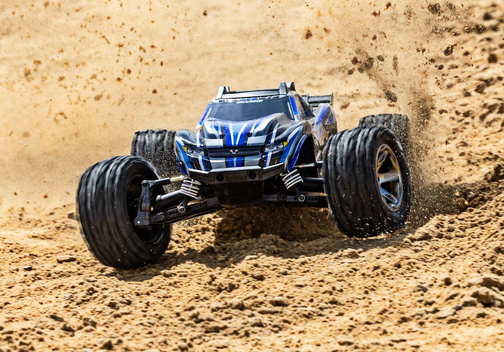 Traxxas Rustler 4X4 VXL 1/10 Brushless Stadium Truck RTR (Blue) - 67376-4-BLUE