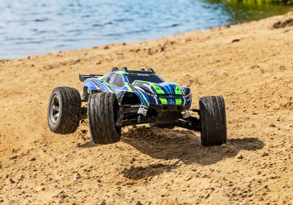 Traxxas Rustler 4X4 VXL 1/10 Brushless Stadium Truck RTR (Green) - 67376-4-GRN