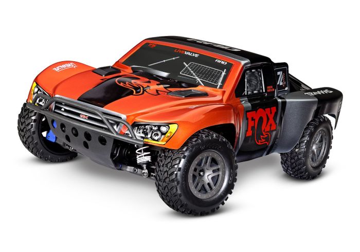 Traxxas Slash 4X4 BL-2s: 1/10 Scale 4WD Short Course Truck - 68154-4-FOX