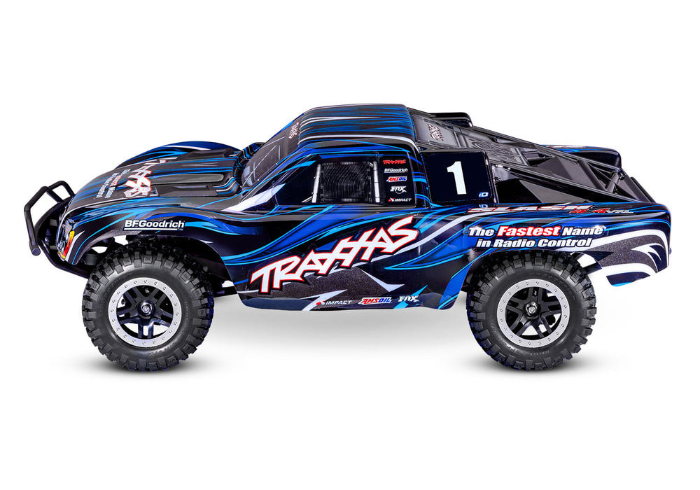 Traxxas Slash 4WD VXL HD Brushless 1/10 RTR Short Course Truck (Blue) - 68386-4