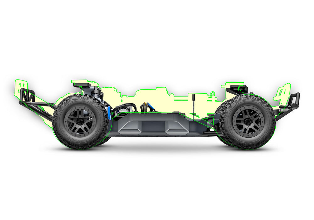 Traxxas Slash 4x4 1/10 VX3 Brushless RTR Short Course Truck (40TH) - 68454-4-40TH