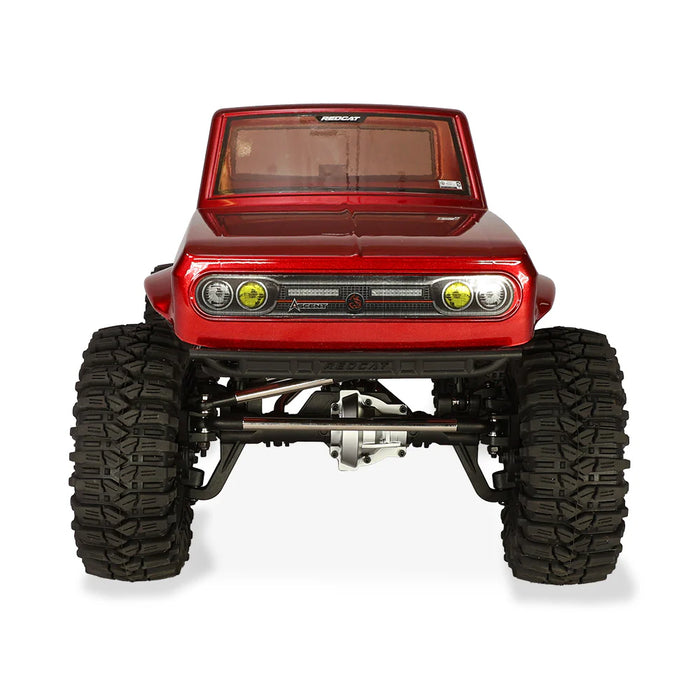 Redcat Ascent 1/10 Brushed Electric Rock Crawler (Red) (1-Peice Body) - RER22767