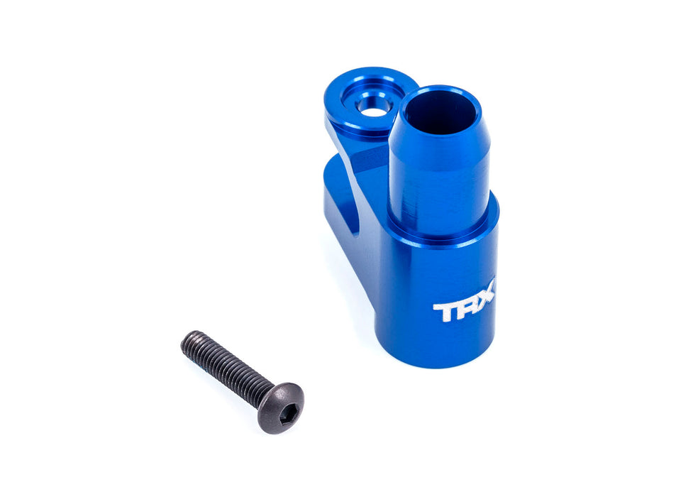 TRAXXAS SERVO HORN STEERING ALUM BLUE - 7747-BLUE