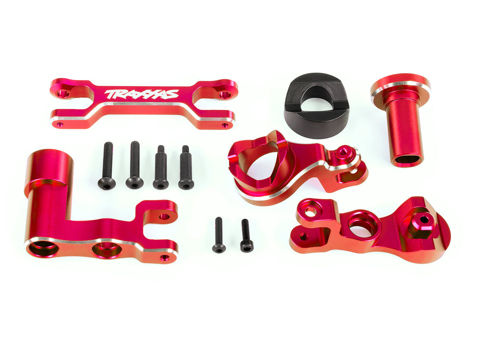 STEERING BELLCRANKS ALUM RED XRT - 7843-RED