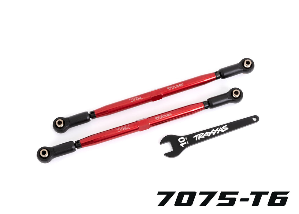 Traxxas Red Aluminum Front Toe Links for X-Maxx w/ WideMaxx and XRT - 7897R