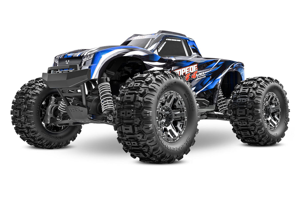 Traxxas Stampede 4x4 VXL Monster Truck (Blue) - 90376-4-BLUE