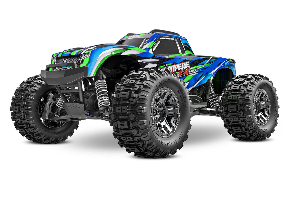 Traxxas Stampede 4x4 VXL Monster Truck (Green) - 90376-4-GRN