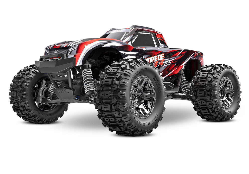 Traxxas Stampede 4x4 VXL Monster Truck (Red) - 90376-4-RED