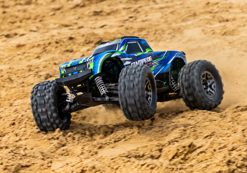Traxxas Stampede 4x4 VXL Monster Truck (Green) - 90376-4-GRN