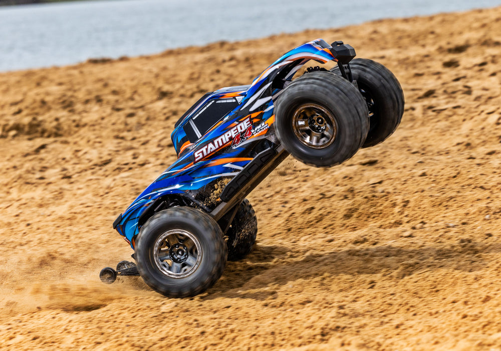 Traxxas Stampede 4x4 VXL Monster Truck (Orange) - 90376-4-ORNG