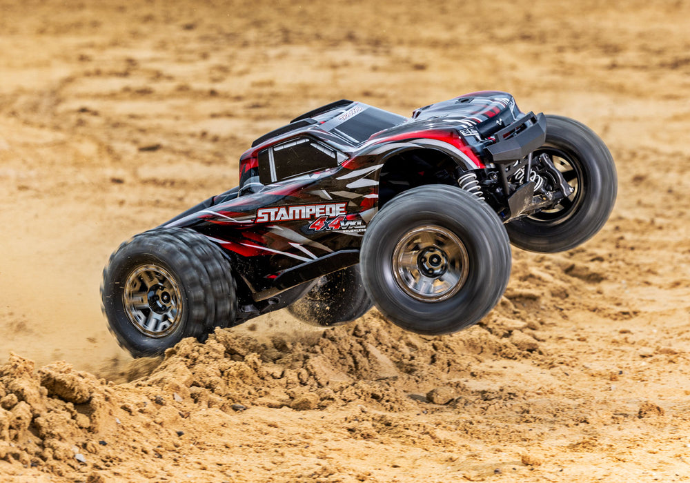 Traxxas Stampede 4x4 VXL Monster Truck (Red) - 90376-4-RED