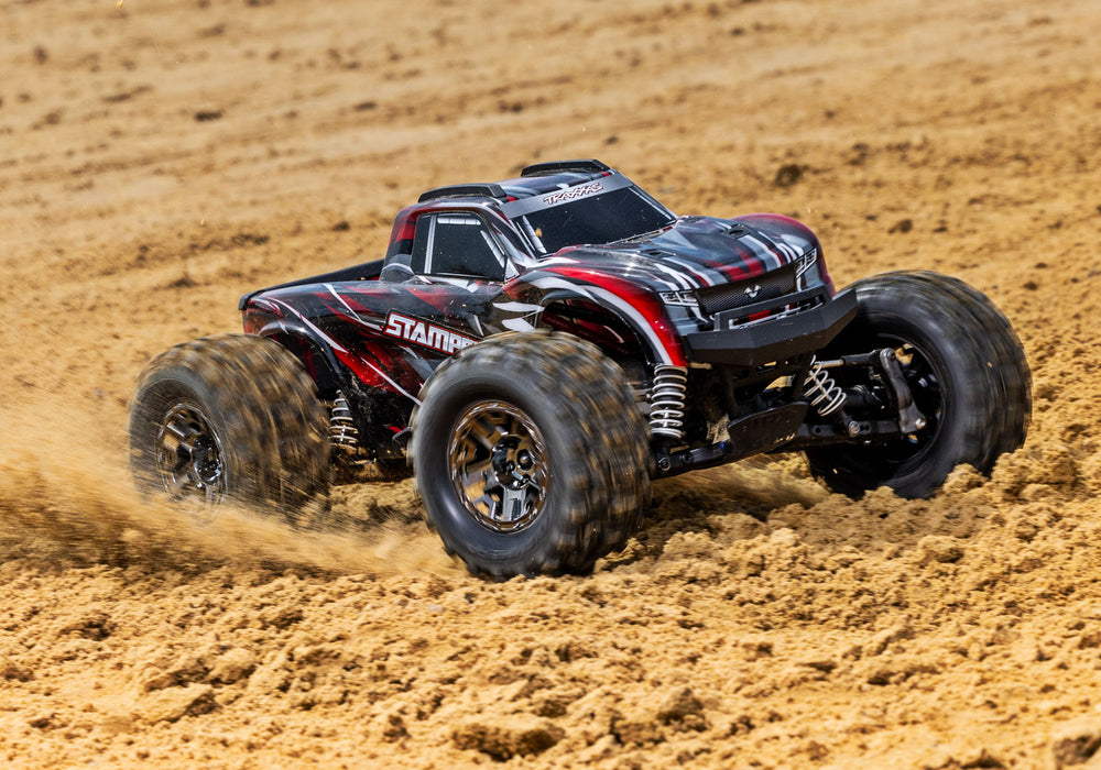 Traxxas Stampede 4x4 VXL Monster Truck (Red) - 90376-4-RED